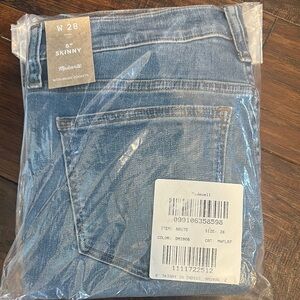 Madewell Blue Skinny Jeans W28